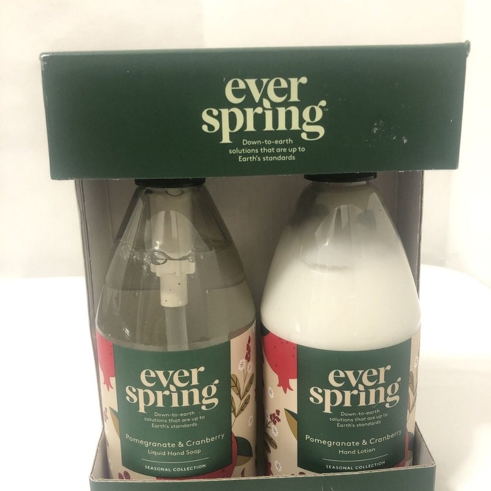 Hand Soap & Lotion Everspring Holiday Pack - Pomeg